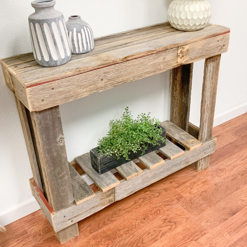 Union Rustic Athena Solid Wood Console Table & Reviews Wayfair